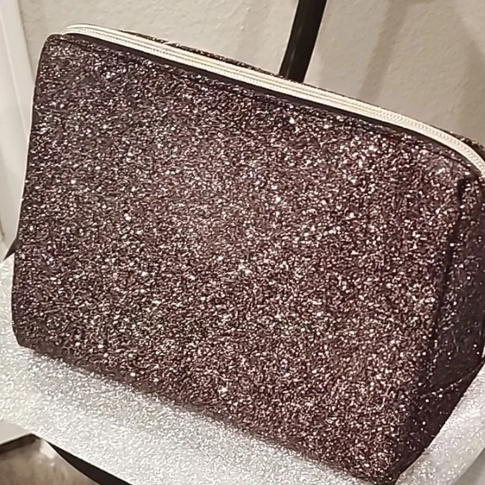 Juicy Couture Metallic Glitter Cosmetic‎ Pouch